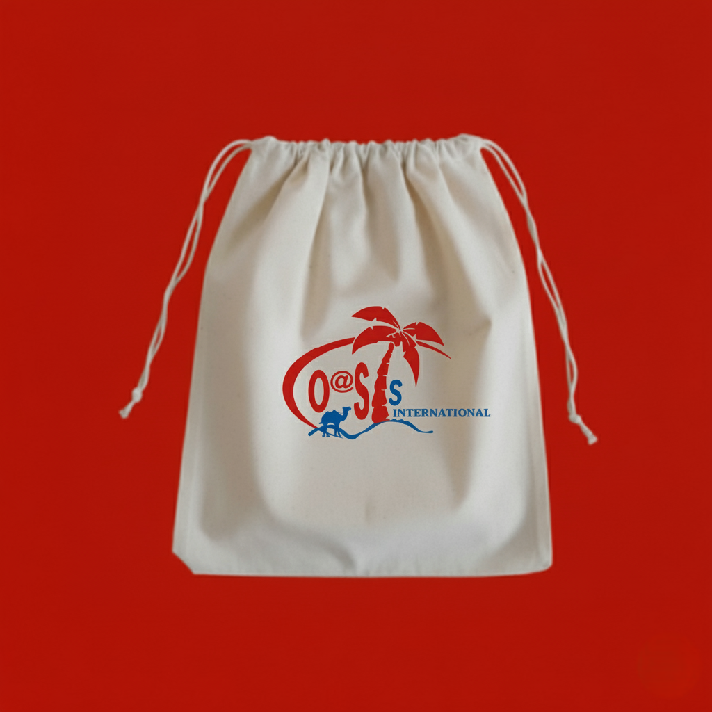 bedruckter Kordelzugbeutel